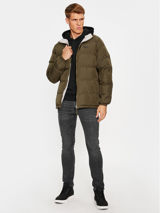 Helly Hansen Helly Hansen Зимно яке Yu 23 Reversible Puffer 54060 Каки Regular Fit