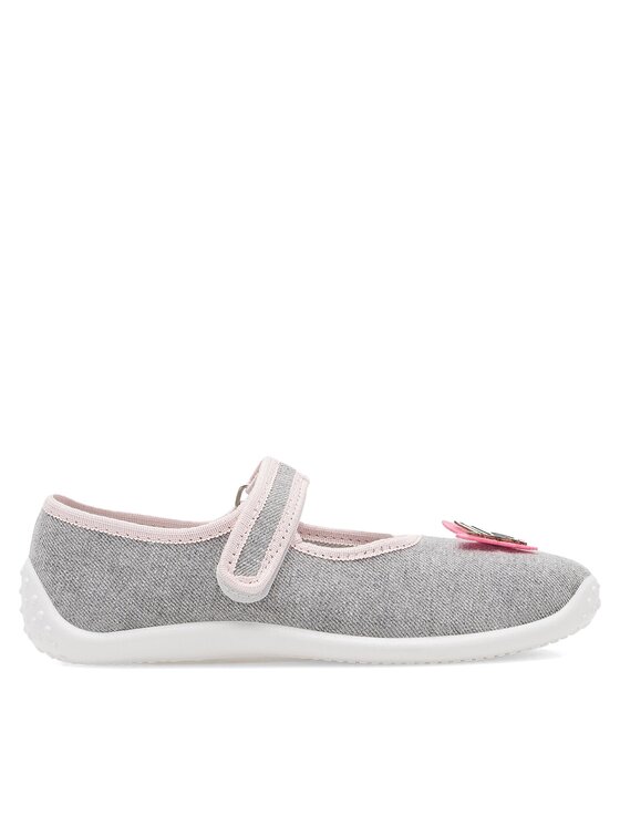Nelli Blu Nelli Blu Пантофи BALERINKI MOTYL IV Сив
