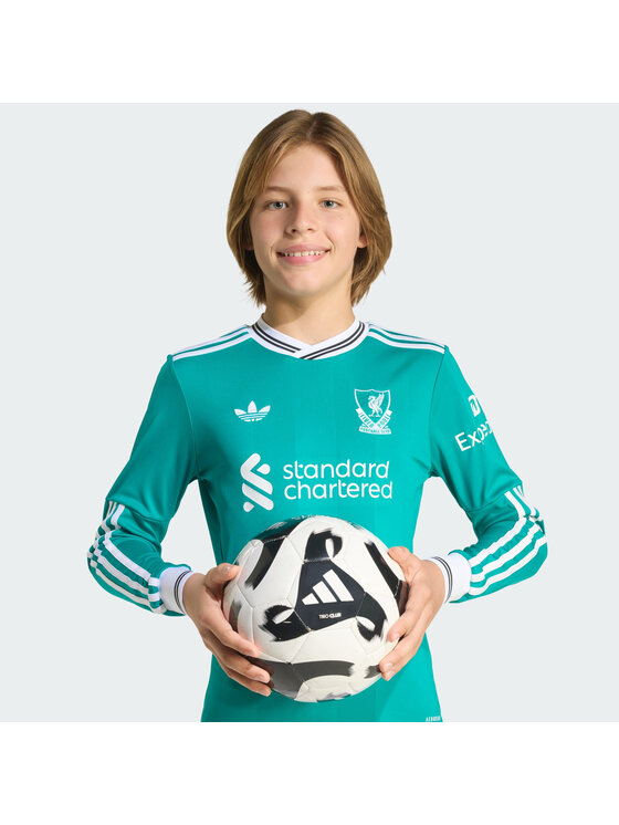 adidas adidas Koszulka techniczna Liverpool FC 25/26 Long Sleeve Third Jersey Zielony Regular Fit