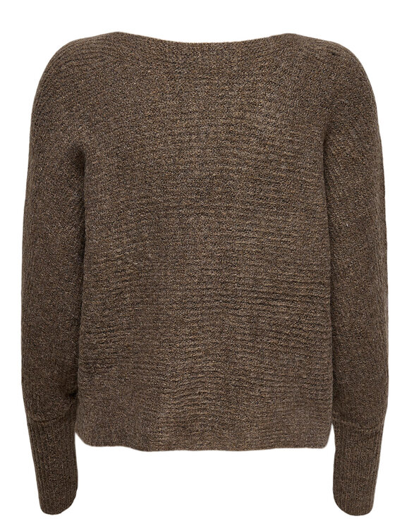 ONLY ONLY Sweter 15168705 Brązowy Regular Fit