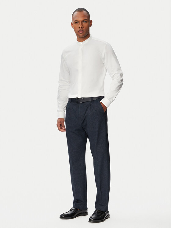 HUGO HUGO Marškiniai Kaleb 50544949 Balta Slim Fit