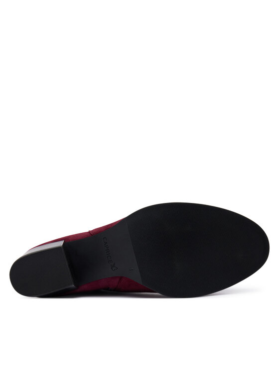 Caprice Caprice Botki 9-25304-45 Bordowy