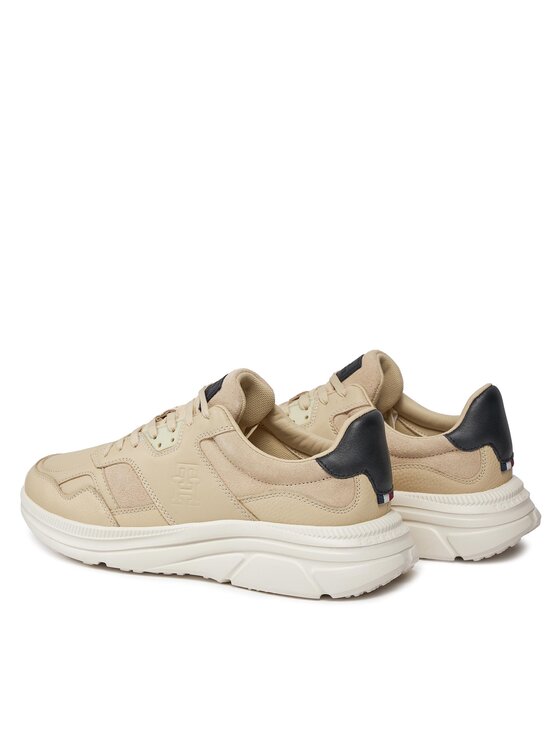 Tommy Hilfiger Tommy Hilfiger Tossud Modern Runner Premium Lth FM0FM04879 Beež