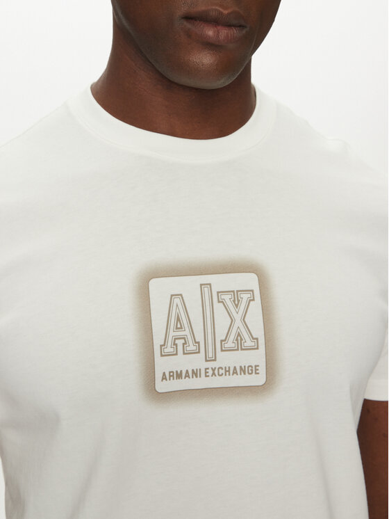 Armani Exchange Armani Exchange Marškinėliai XM000545 AF10361 U0009 Balta Regular Fit