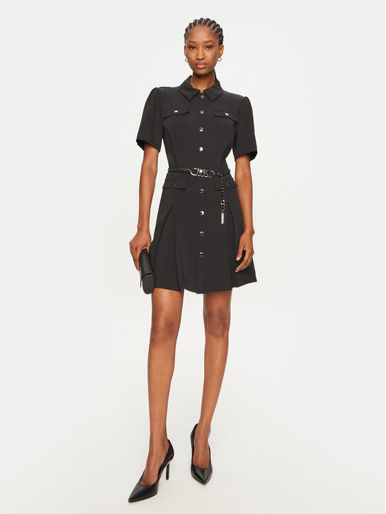 Michael kors black shirt dress new arrivals