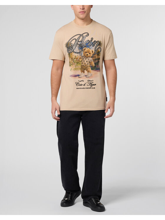 PHILIPP PLEIN PHILIPP PLEIN T-shirt 29884 Beige Regular Fit