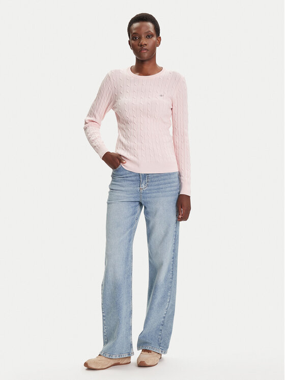 Gant Gant Pulover 4800100 Roza Slim Fit