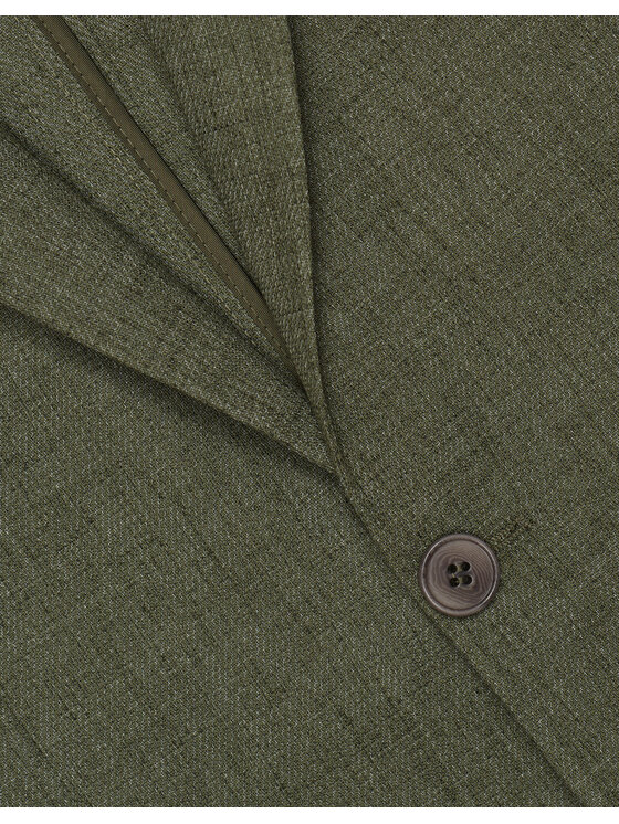 Borgio Borgio Marynarka almese Zielony Slim Fit
