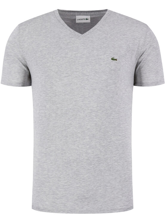 Męski T-Shirt Lacoste, Rozmiar 4, Szary, TH6710