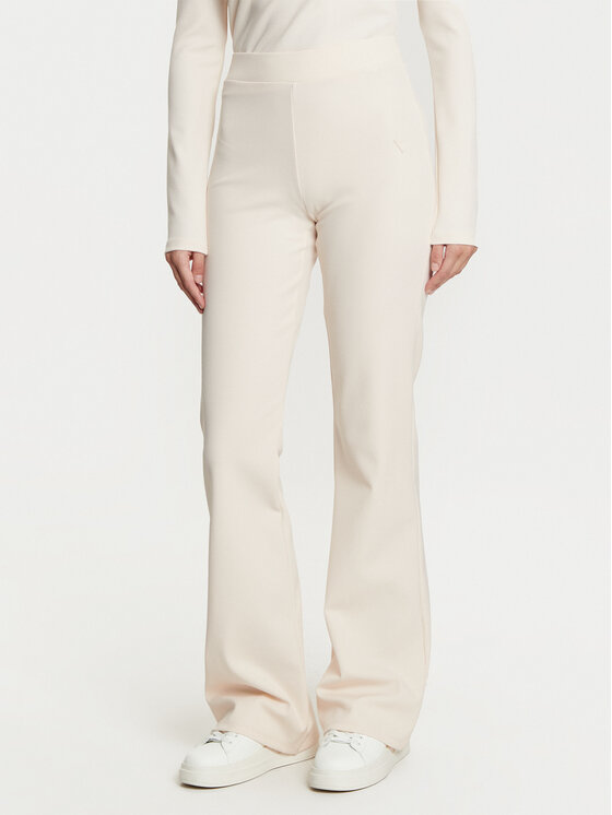 Guess Guess Pantaloni in maglia V5RB06 KCLH0 Écru Regular Fit