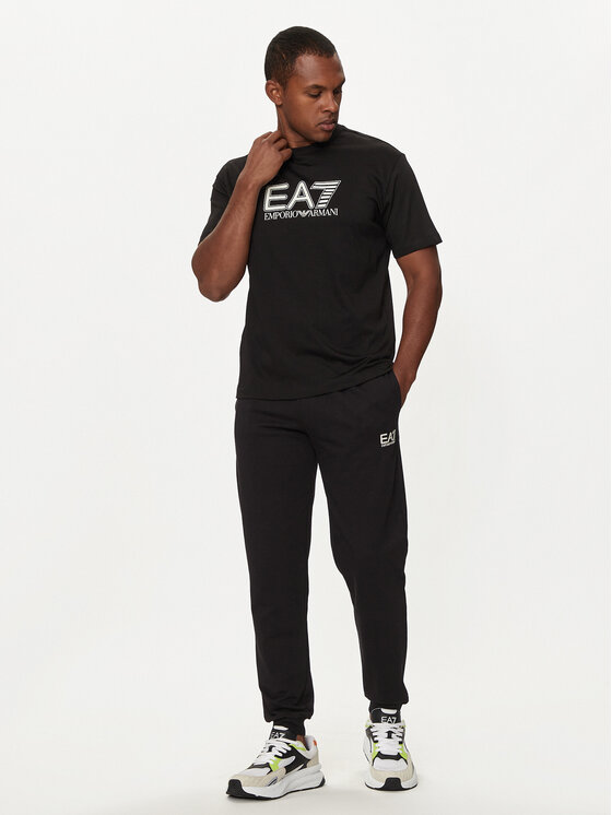 EA7 Emporio Armani EA7 Emporio Armani T-särk 6DPT81 PJVPZ 1200 Must Regular Fit