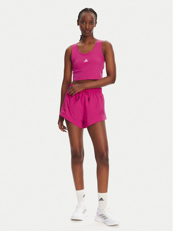 adidas adidas Felső Essentials Small Logo JP4792 Rózsaszín Slim Fit