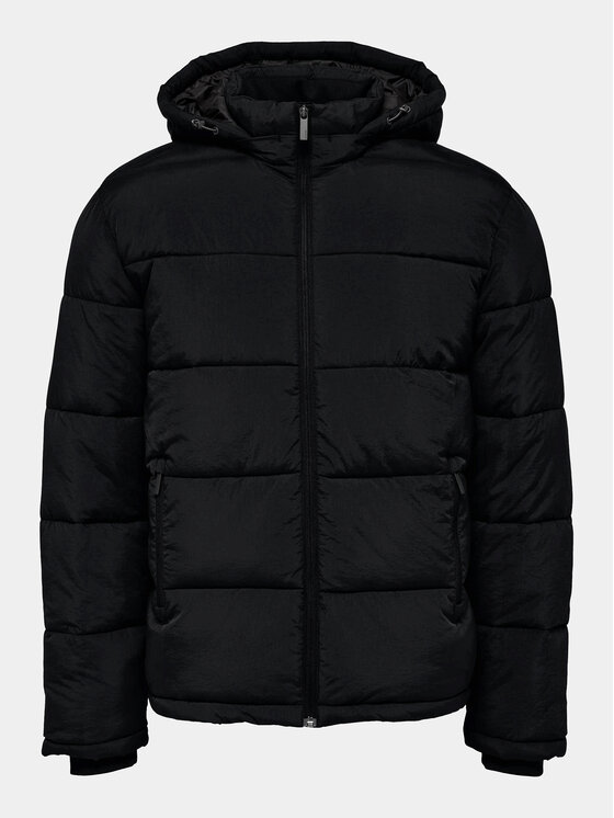 Selected Homme Selected Homme Žieminė striukė Cooper 16089957 Juoda Regular Fit
