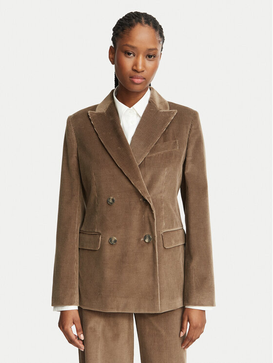 Weekend Max Mara Weekend Max Mara Marynarka Katanga 2625046012 Brązowy jasny Regular Fit