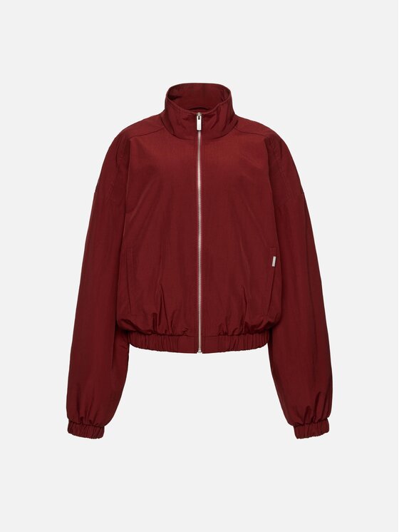 La Mania La Mania Kurtka bomber HAILEY Bordowy Basic Fit