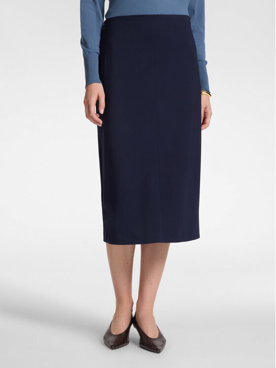 Elena Mirò Elena Mirò Spódnica midi 1802Z100083N0H4 Niebieski Regular Fit
