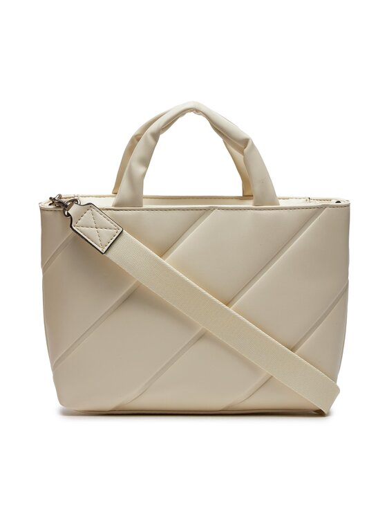 Calvin Klein Jeans Calvin Klein Jeans Geantă Quilted Micro Ew Tote22 K60K611957 Écru