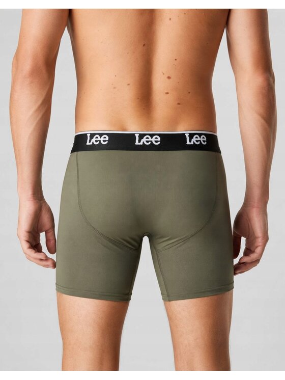 Lee Lee Bokserki Hale 3 Pack Medium Sports Trunks Czarny