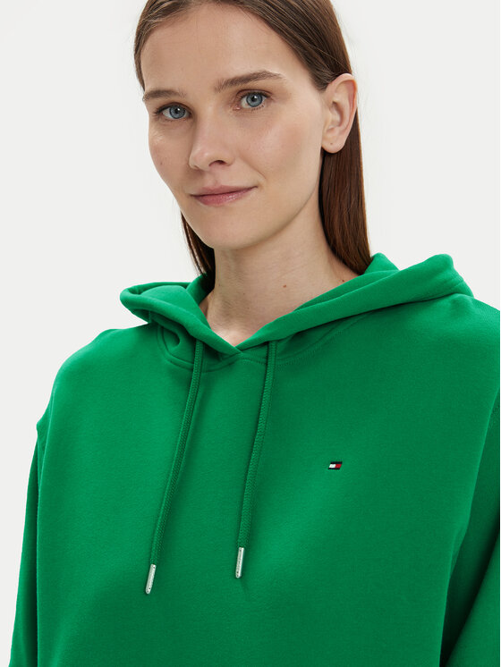 Tommy Hilfiger Tommy Hilfiger Μπλούζα Flag WW0WW41245 Πράσινο Relaxed Fit