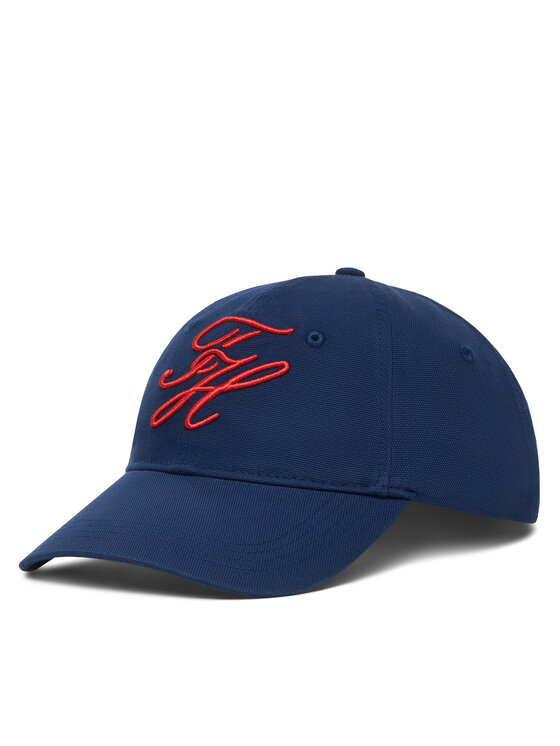 Tommy Hilfiger Șapcă Logo Embroidery Baseball Cap AM0AM14120 Bleumarin