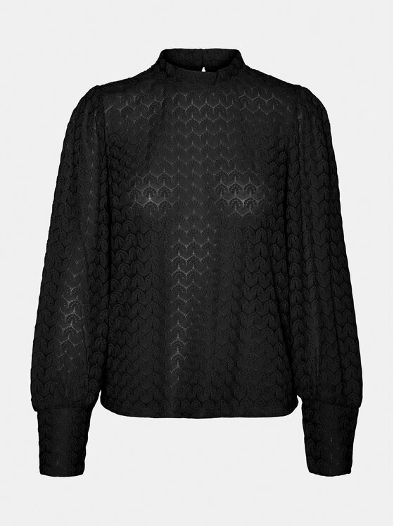 Vero Moda Vero Moda Blúz Becca 10302894 Fekete Regular Fit