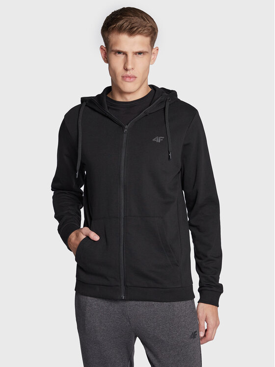 4F 4F Μπλούζα H4Z22-BLM353 Μαύρο Regular Fit