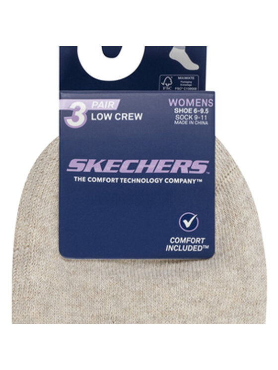Skechers Skechers Skarpety długie S601827-SAND Beżowy