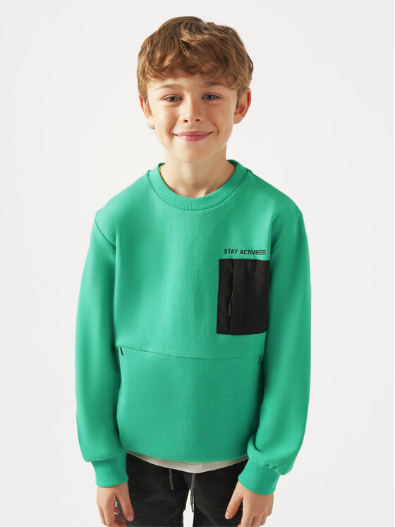 Mayoral Mayoral Суитшърт 6468 Зелен Regular Fit