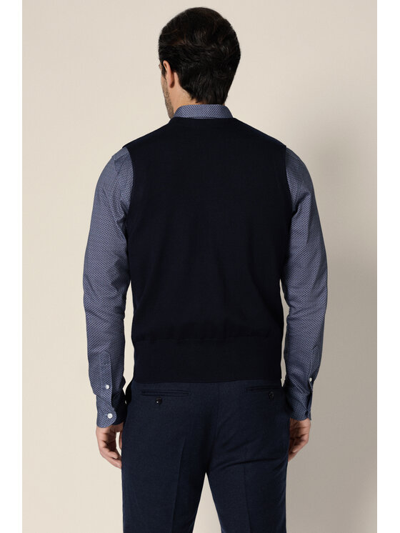 Lancerto Lancerto Kamizelka Lior SW073225000091 Granatowy Regular Fit