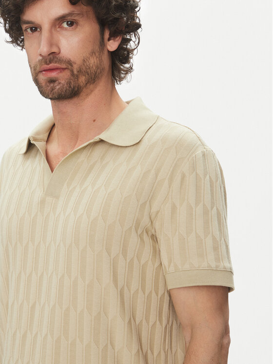 Marciano Guess Marciano Guess Polo särk 5GHP03 6326A Beež Regular Fit