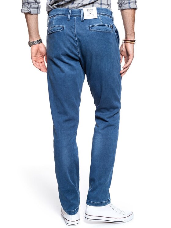 Mustang Mustang Jeansy REALX CHINO Niebieski Straight Fit