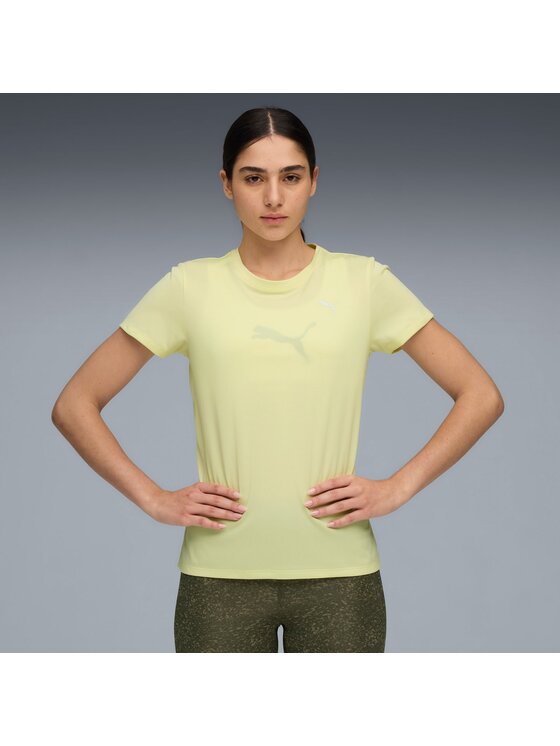 Puma Puma T-Shirt 527177 Żółty Regular Fit