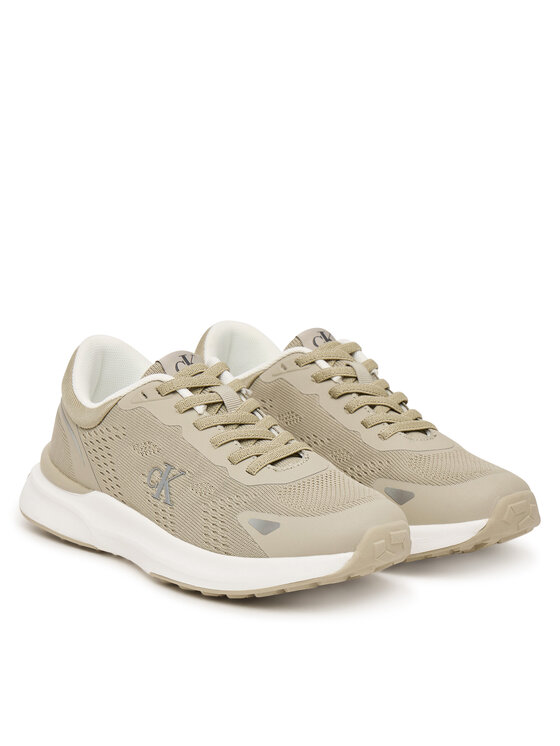 Calvin Klein Calvin Klein Sportcipők Low Cut Lace-Up V3X9-83311-1903 Bézs