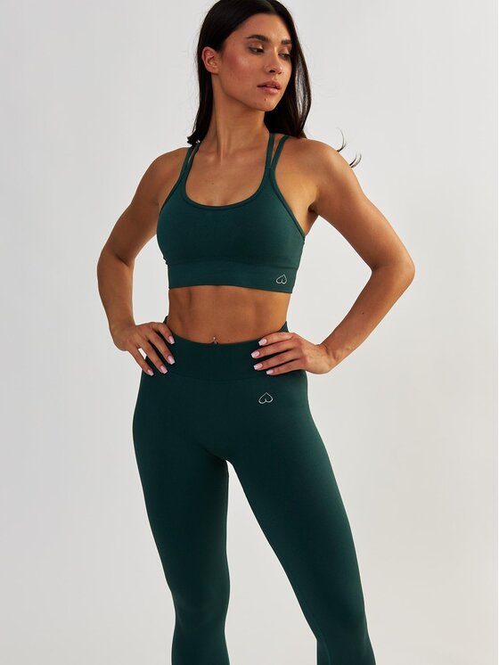 BeShaped BeShaped Sportovní podprsenka Bezszwowy Shape Up Zelená