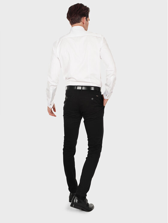 Evenemen Evenemen Chinosy LOGAN 59866 Czarny Slim Fit