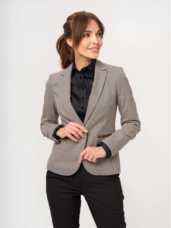 Willsoor Willsoor Koszula 61486 Czarny Slim Fit