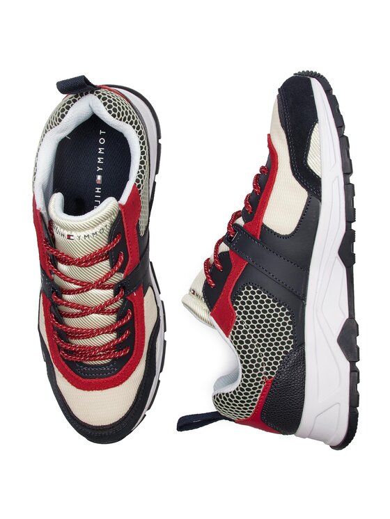 tommy hilfiger material mix lightweight runner