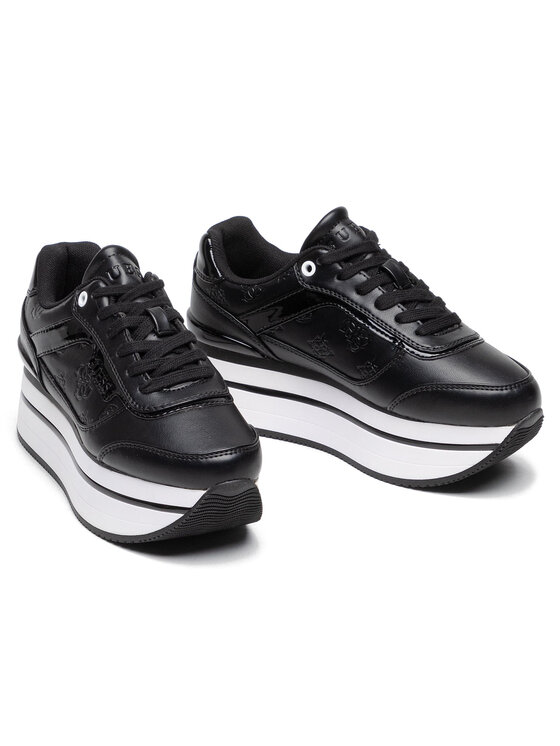Guess Guess Sneakersy Hansin FL5HNS PEL12 Czarny