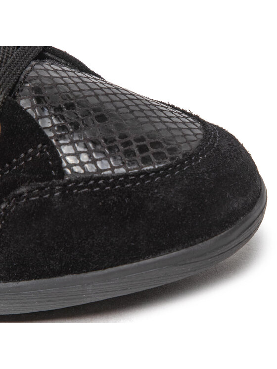 baskets et sneakers femme Geox d2668c myria noir