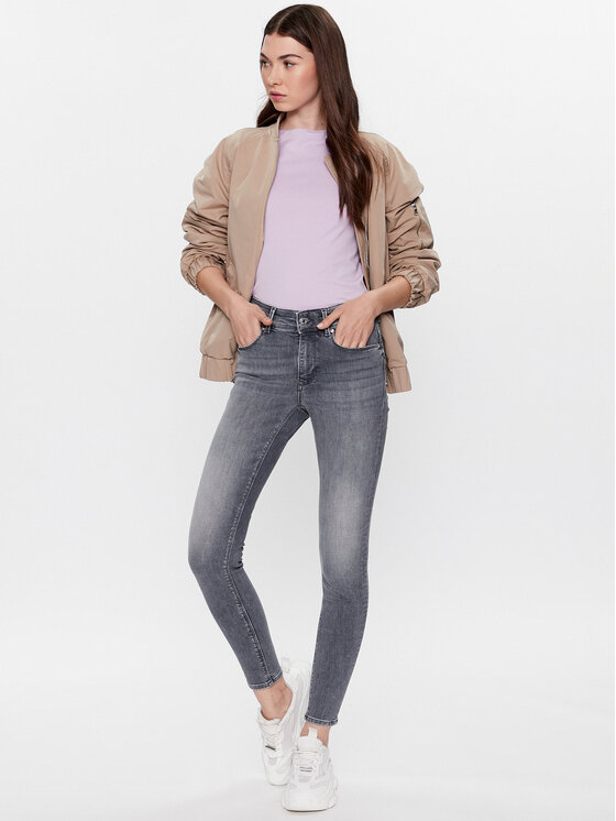 Vero Moda Vero Moda Jeans hlače Embrace 10286263 Siva Skinny Fit