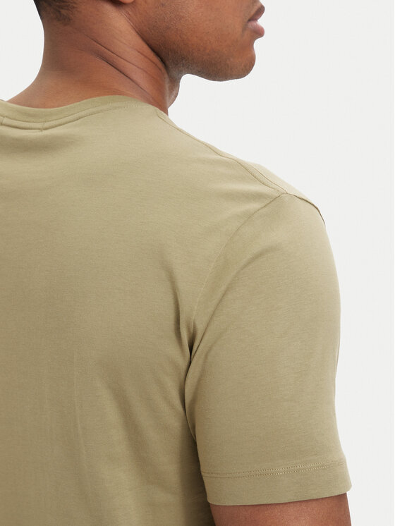 Gant Gant Majica Shield  2003184 Temno zelena Regular Fit