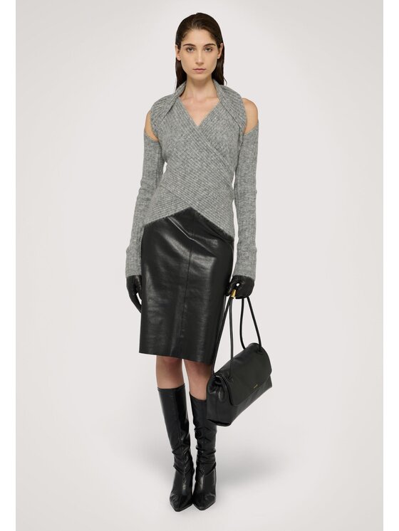 Trussardi Trussardi Maglione M7376001127N013 Grigio Slim Fit