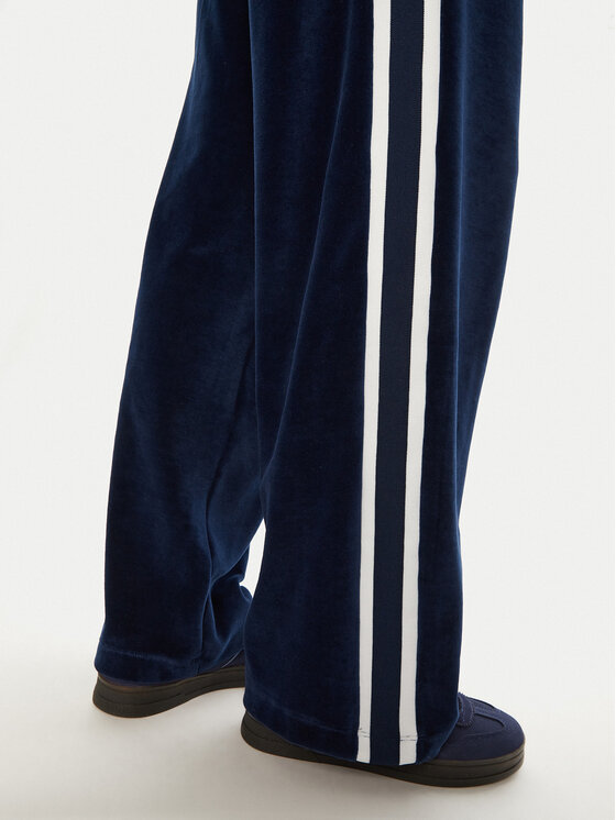Tommy Jeans Tommy Jeans Spodnie dresowe Velvet DW0DW20542 Niebieski Regular Fit
