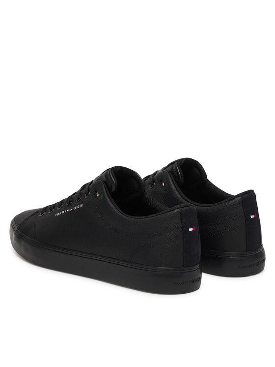 Tommy Hilfiger Tommy Hilfiger Sneakersy Th Hi Vulc Core Low Lth Ii Ess FM0FM05511 Čierna