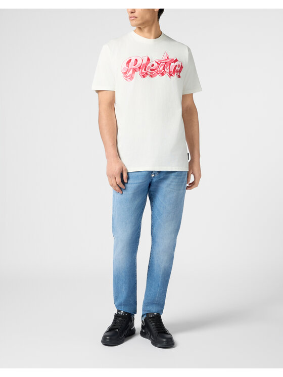 PHILIPP PLEIN PHILIPP PLEIN T-Shirt 30616 Bílá Regular Fit