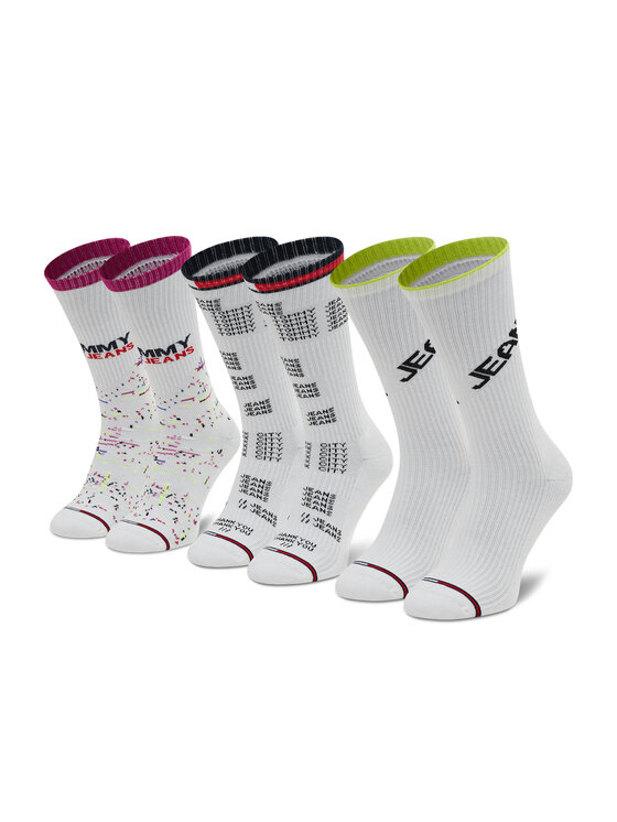 Set od 3 para unisex visokih čarapa Tommy Jeans