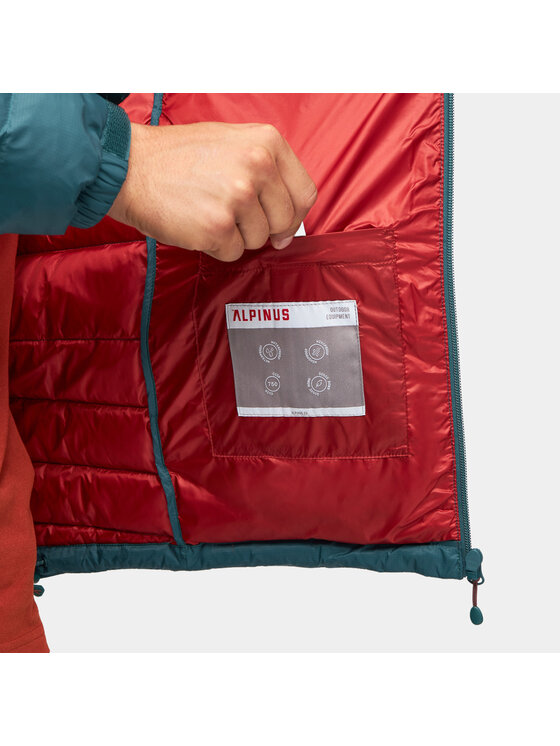 Alpinus Alpinus Kurtka puchowa Monviso Niebieski Regular Fit
