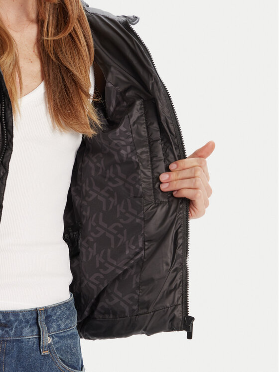 Karl Lagerfeld Jeans Karl Lagerfeld Jeans Winterjacke A3W15026 Schwarz Regular Fit