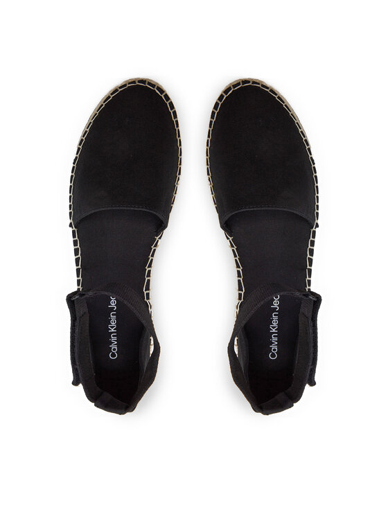 Calvin Klein Jeans Calvin Klein Jeans Εσπαντρίγιες Ankle Espadrille Btw YW0YW01027 Μαύρο