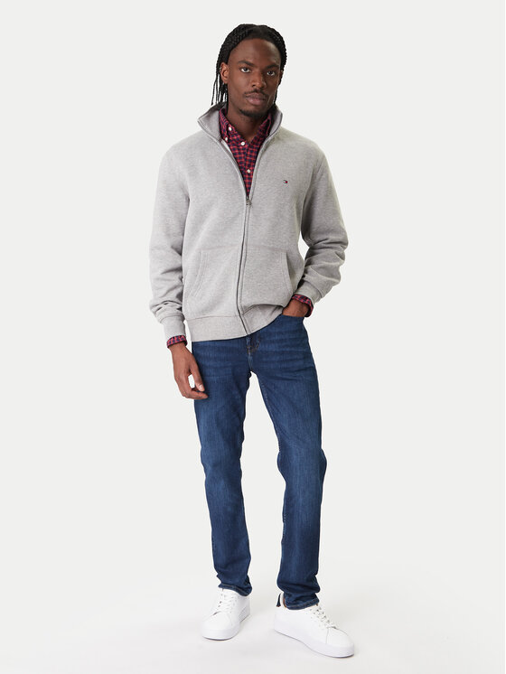 Tommy Hilfiger Tommy Hilfiger Bluză Essential MW0MW41759 Gri Regular Fit